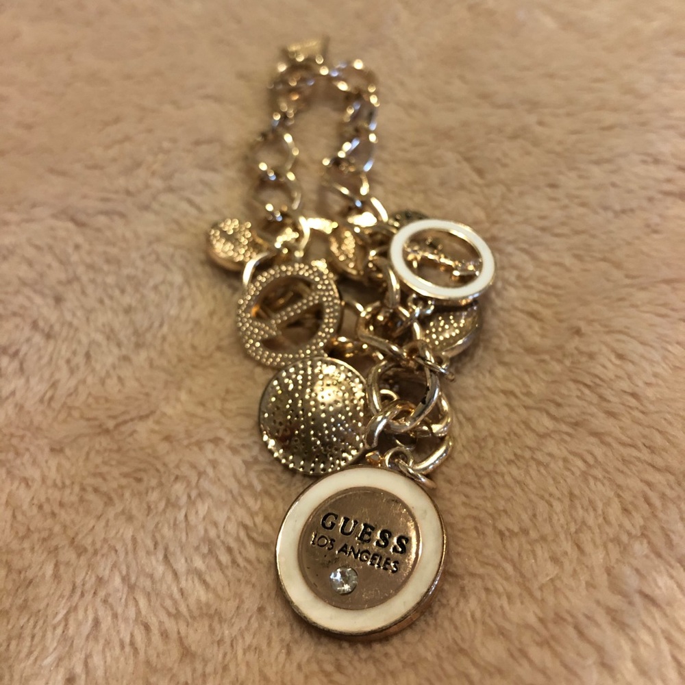 Guess rose gold bracelets